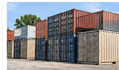 Illustration of a shipping container for consignment