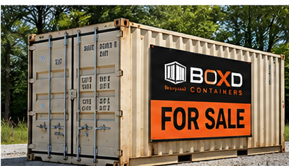 Illustration of shipping containers for sale